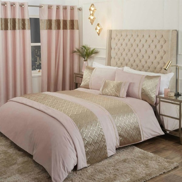 HomeSpace Direct Lacona Embellished Duvet Cover Set