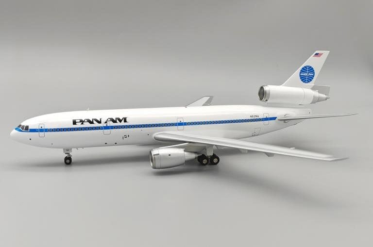 InFlight200 Pan American World Airways Pan Am McDonnell Douglas DC-10-10 N62NA With Stand 1:200 Scale Inflight200 IF101PA0524
