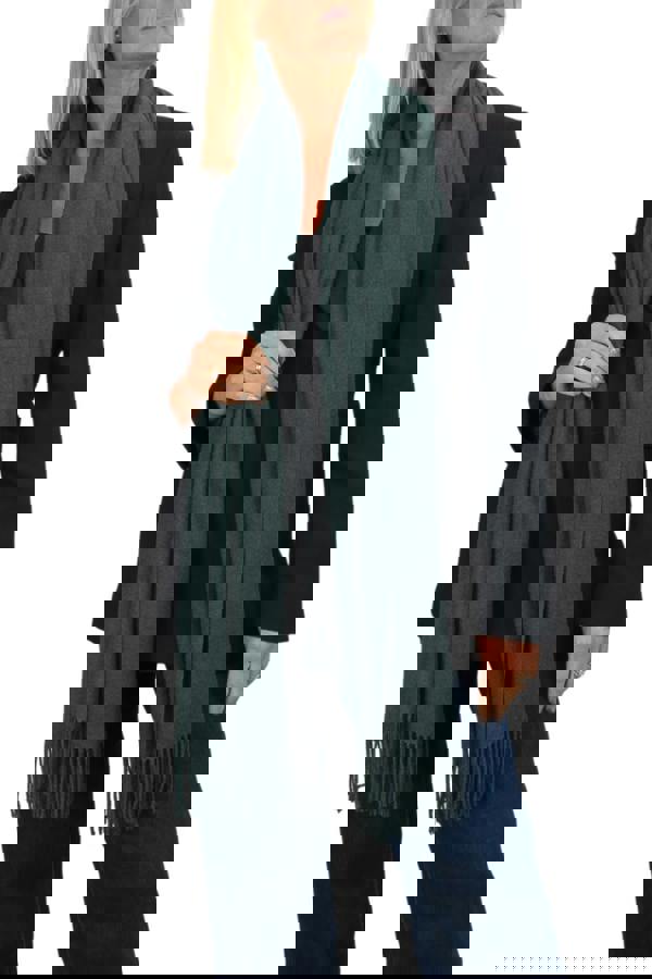 Paulo Due Wool Blend Pashmina Scarf Solid Colour