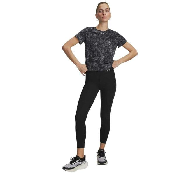 Under Armour Womens/Ladies Velo Side Pocket Leggings - Black/Reflective Black - 