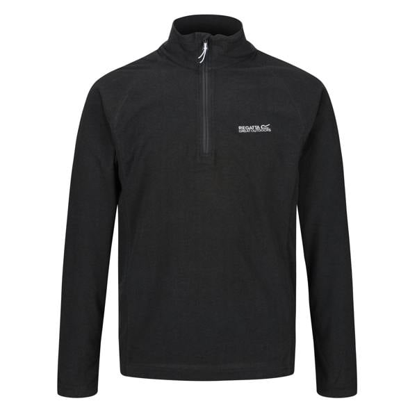 Regatta Great Outdoors Mens Montes Funnel Neck Fleece Jumper - Black