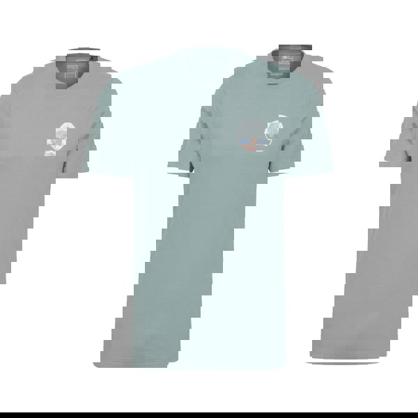 Mountain Warehouse Mens Padstow Printed Organic T-Shirt - Pale Green