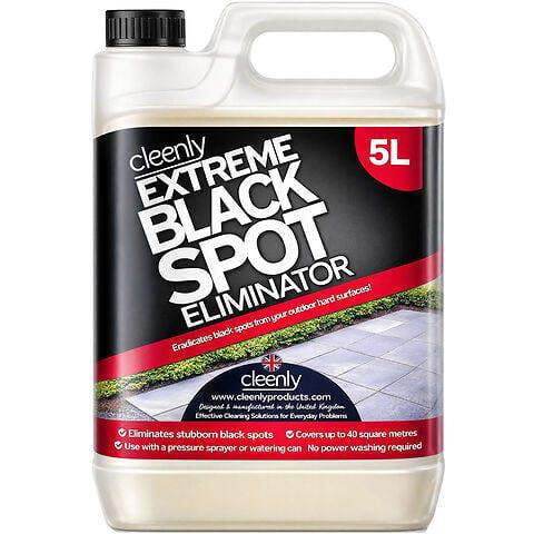 Cleenly Black Spot Destroyer - Removes Black Spots on Patios, Paving, Driveways & More 5L