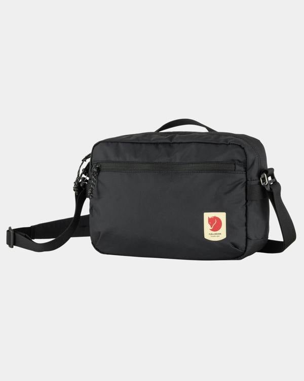 Fjallraven High Coast Crossbody Bag - Black 550 - CHO - Designer Unisex Bags
