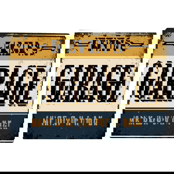 Personalised Memento Company Personalised Garage Metal Sign