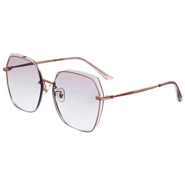 Bertha Renata Sunglasses - Rose Gold/Pink - BRSBR046LB