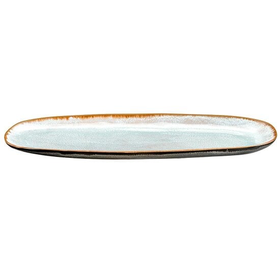 Médard de Noblat Shadow Aqua Large Oval Platter 35.5 x 14cm - Pack of 2
