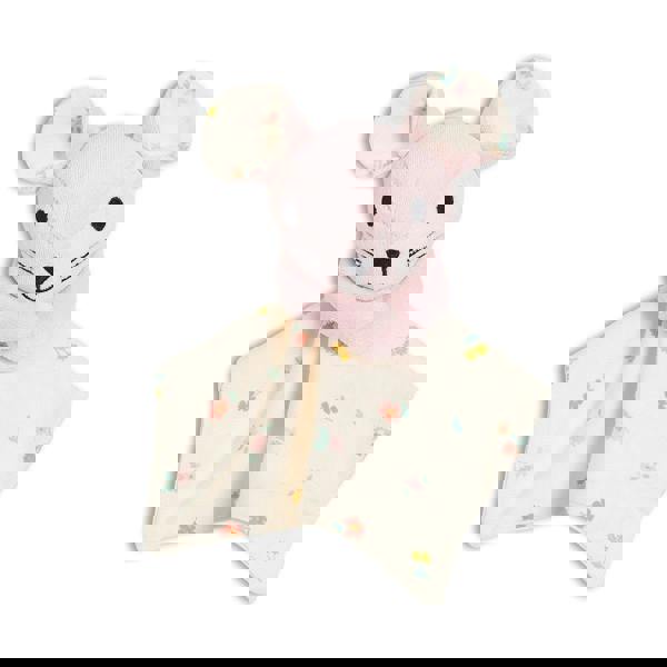 Baby Girls Velour Embroidered Sleepsuit & Toy, Cream - Minicuddles