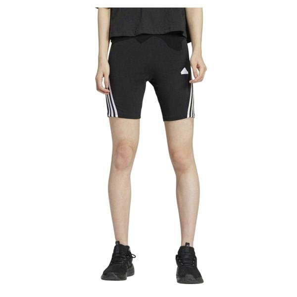 Adidas Womens/Ladies Future Icons 3 Slim Cycling Biker Shorts - Black - 
