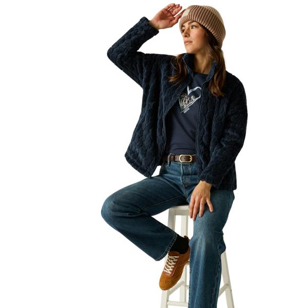 Regatta Womens/Ladies Ayana Full Zip Fleece Jacket - Navy - 