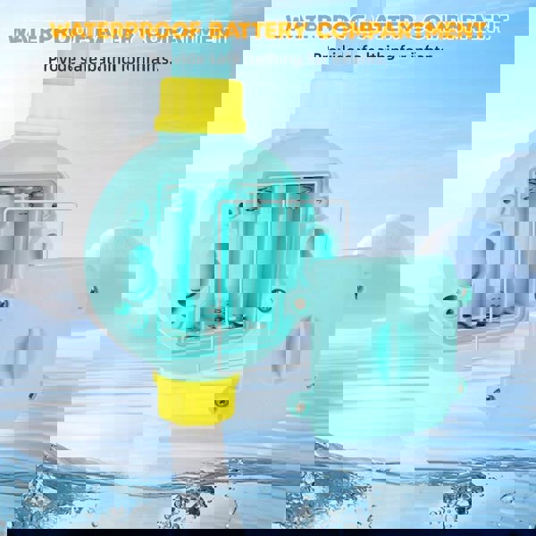 deAO Toys Baby Shower Bath Toy Set- Cloud Sprinkler Faucet with Foldable Bathtub Shower Head