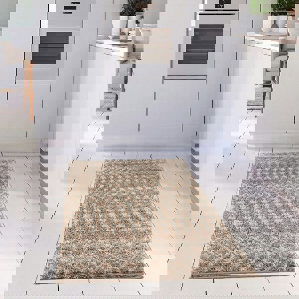 Moroccan-style thick shaggy rug 30 mm pile, non-shedding, pet-friendly, and easy to clean