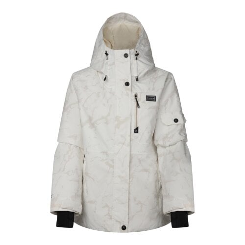 Dare 2B Womens/Ladies Snowline Cracked Effect Ski Jacket - Light Ice