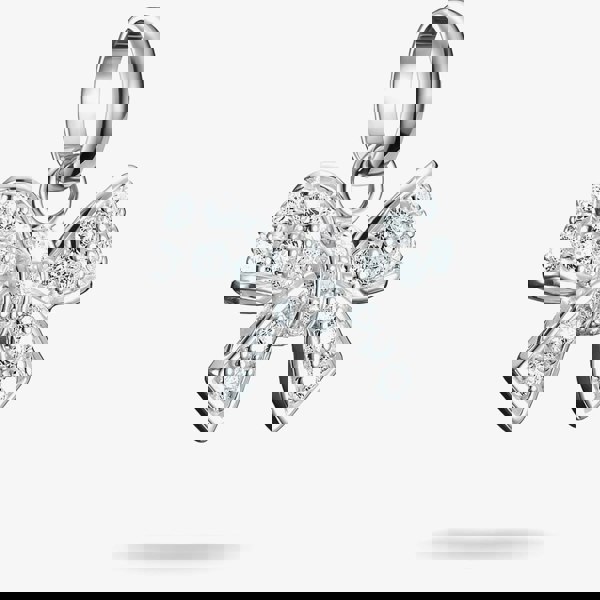 THOMAS SABO Charm Club Connect Silver Cubic Zirconia Bow Charm CC1235-051-14