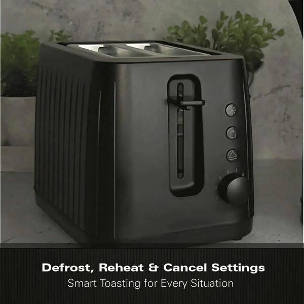 Hamilton Beach Stealth 2 Slice Textured Toaster - Matte Black