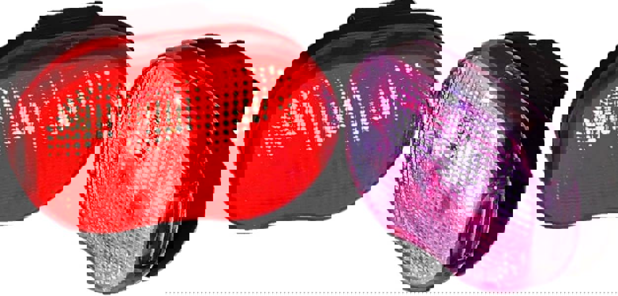 Sport Direct Mega Bright 6 x LEDs Battery Bike Light Set Front/Rear