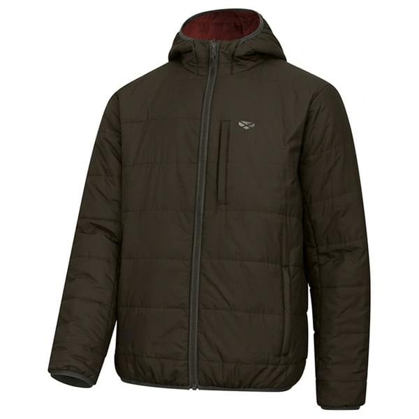 Hoggs of Fife Aviemore Reversible Insulated Jacket in olive, front view