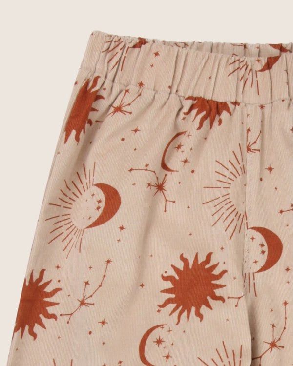 Beige Celestial Print Trousers - image 4