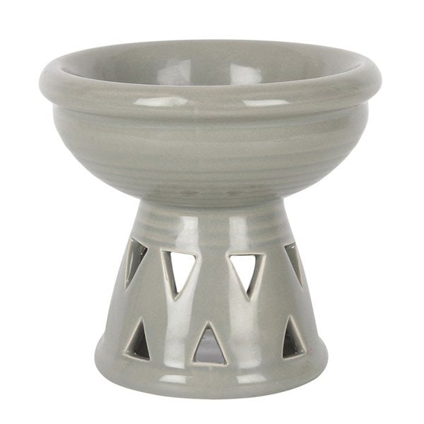 Serano Grey Deep Bowl Oil Burner and Wax Warmer