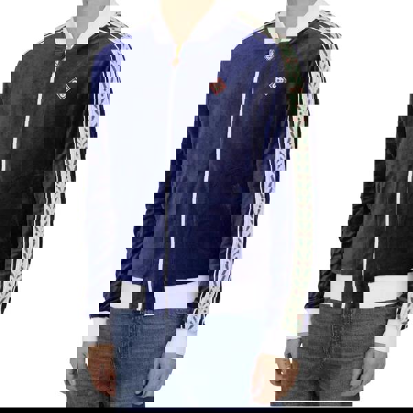 Casablanca Laurel Track Top Navy Blue Jackets