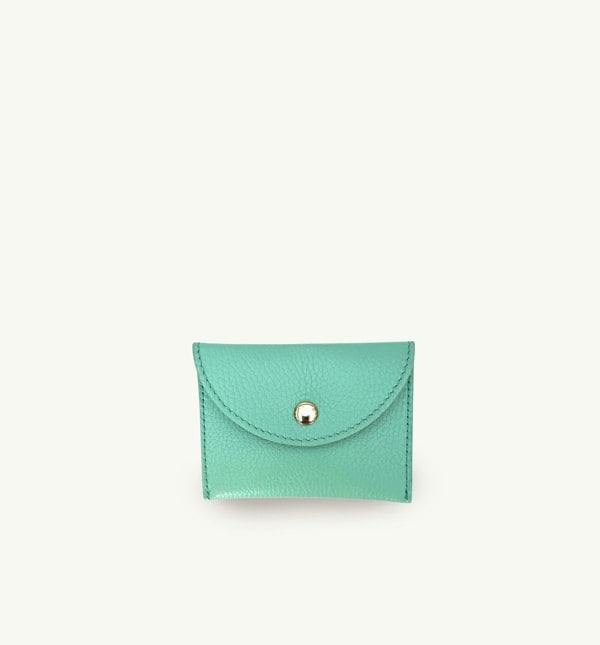 Apatchy London Fortnum Green Leather Purse