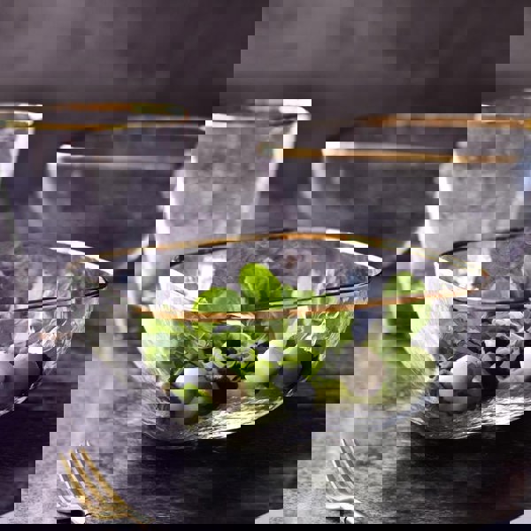 OU14 A Set Of Three Salad Bowls, Glassware-Weilai Concept-Weilai Concept