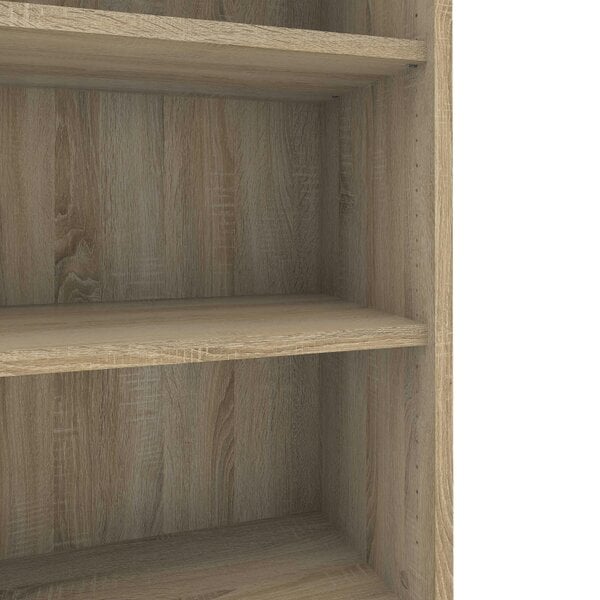 Wyld Haus Dris Natural Oak Effect Bookcase 2 Shelves