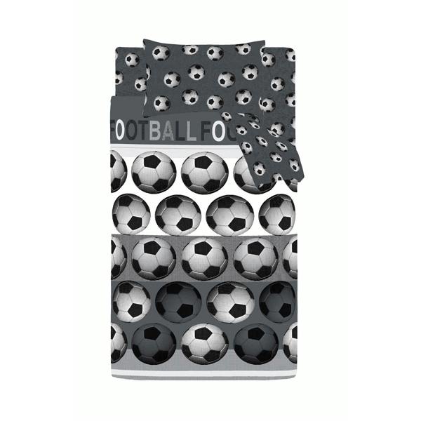 Football Grey Duvet Cover Set