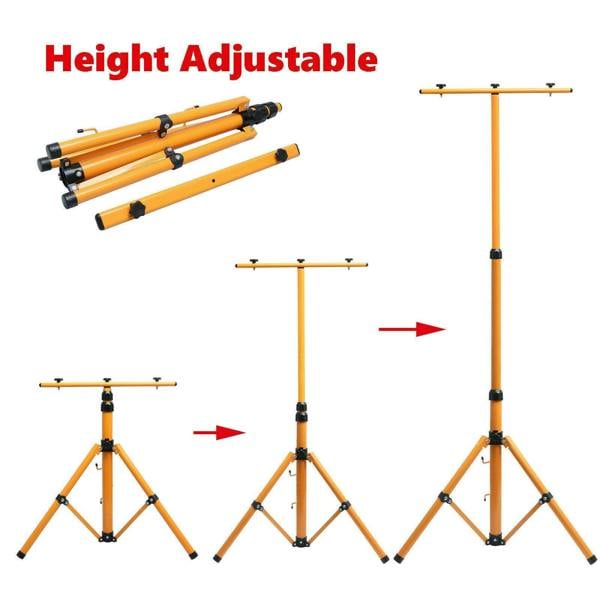 HYGRAD BUILT TO SURVIVE HYGRAD® LED Flood Light Tripod Stand Portable Work Site Floodlight Telescopic Tripod UK