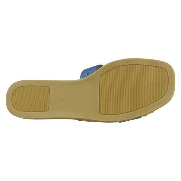 Spot On Ladies Spot On Croc Print Mules F00298