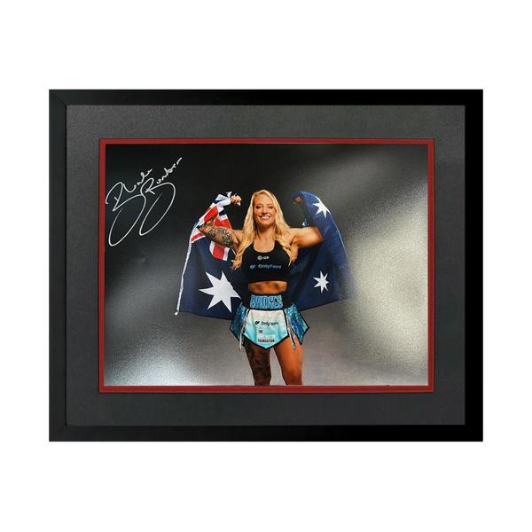 Ebanie Bridges Signed 16x12 Image Deluxe Mount Frame