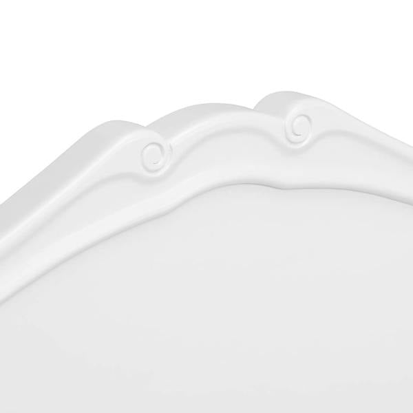 Statement Furniture Juliette White Bed Frame French Style with Wooden Headboard 3ft 4ft6 5ft 6ft