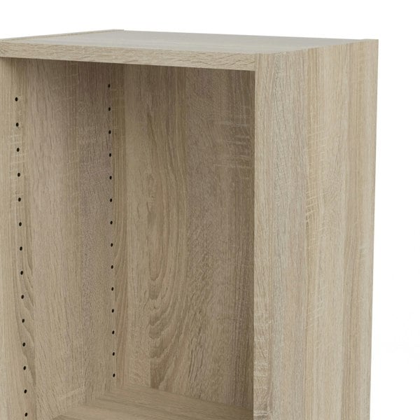 Furniture To Go Basic Tall Narrow Bookcase (4 Shelves) in Oak