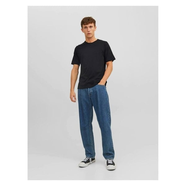 Jack & Jones Under Tee 3 Pack Cotton Men's T-Shirt - Black