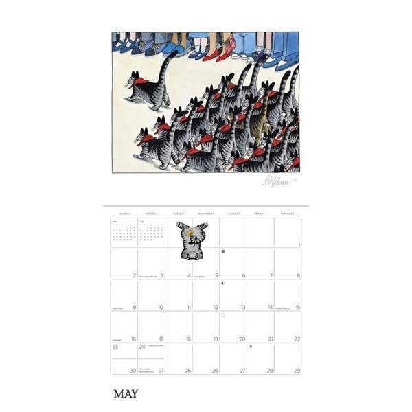 Unbranded B Kliban, Cat Special Edition Calendar 2027, Wall Calendars, Month To View, Humour, Gift