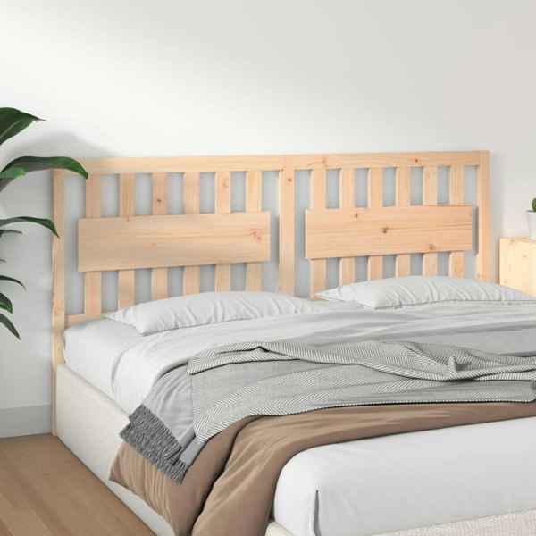 Berkfield Bed Headboard 185.5x4x100 cm Solid Wood Pine