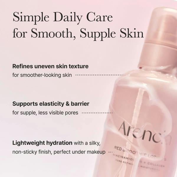 ARENCIA Red Smoothie Lotion 5 [Niacinamide 5% + Collagen] 200ml