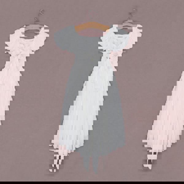 Raye Dress rear detailing showing bow closure