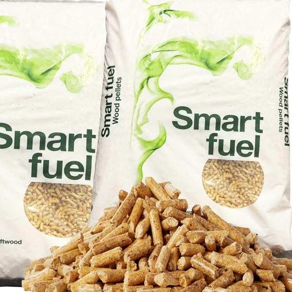 15kg Premium Wood Pellet Fuel High Heat Output Perfect For BBQs & Pizza