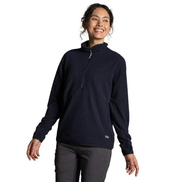 Craghoppers Womens/Ladies Compresslite Half Zip Fleece - Dark Sapphire - 