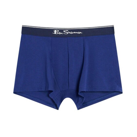 Ben Sherman Mens Mod Signature Stripes Boxer Shorts (Pack of 3) - Blue