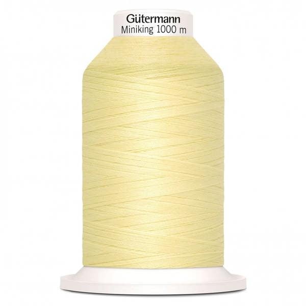 Gutermann Miniking Overlocker Thread 1000m Polyester Thread Suitable For Dressmaking