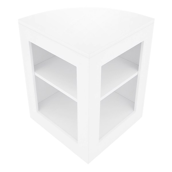 Monstershop Vega LED Shop Counter Set K1200, C1200, TB60 & CM60 - White