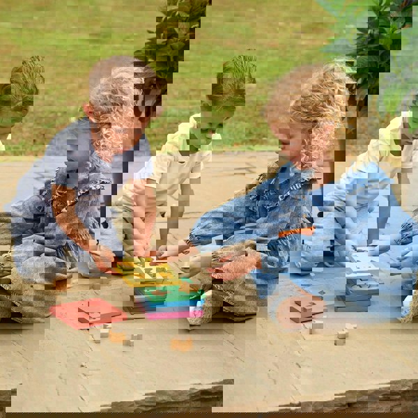 tickit Rainbow Wooden Shape Stacker