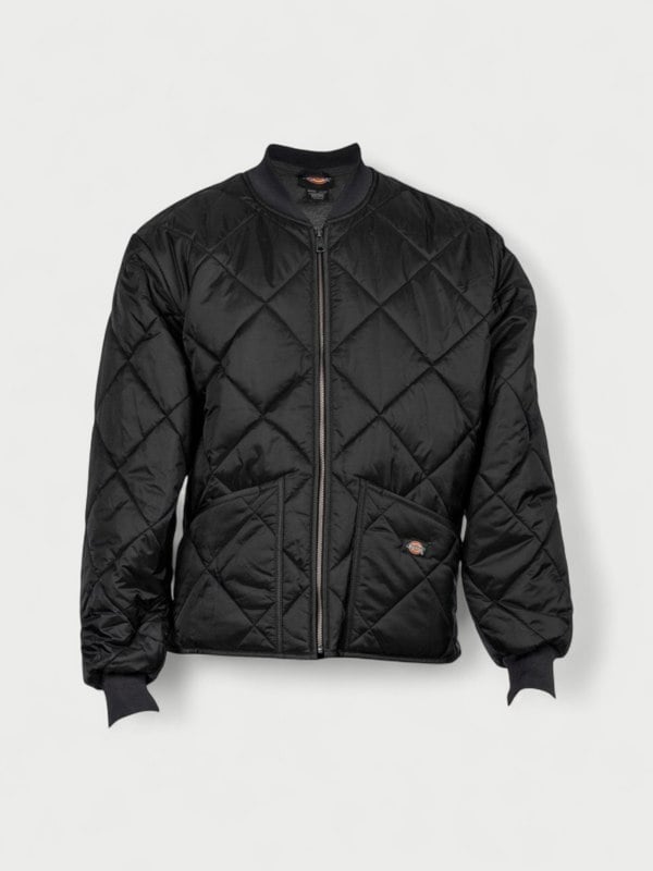 Dickies Diamond Quilted Bomber Jacket Black