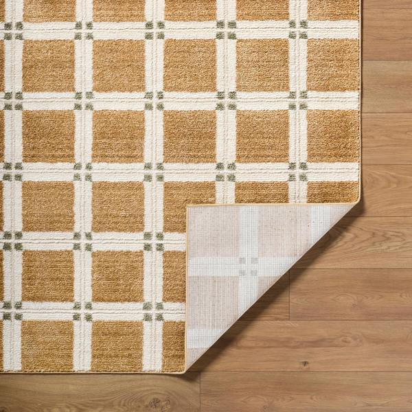 Livabliss La Luna-Modern Brown Off-White, Grey Green Graphic Rug