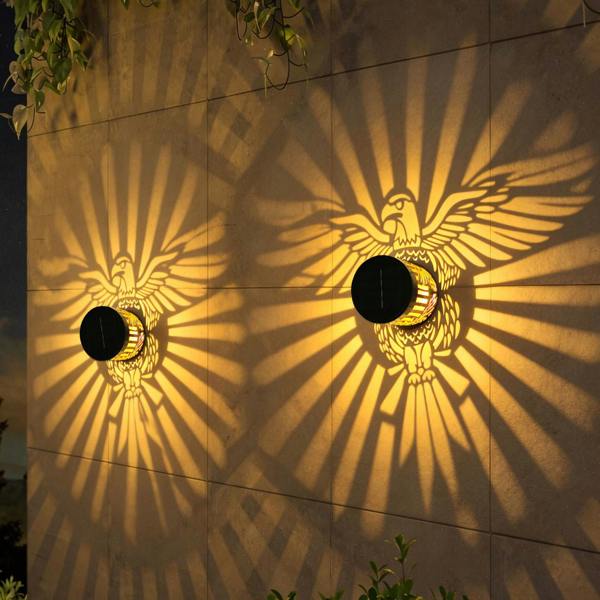 Leaper Solar-Powered Wrought-Iron Garden Decorative Lights