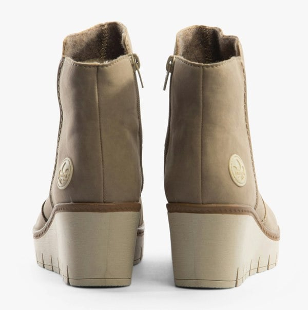 Rieker Y5065-64 Womens Boots - Beige