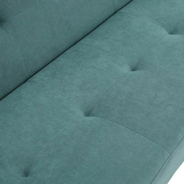 172cm Green Sofa Bed Contemporary Convertible Upholstered Sofa Beds Living and Home 