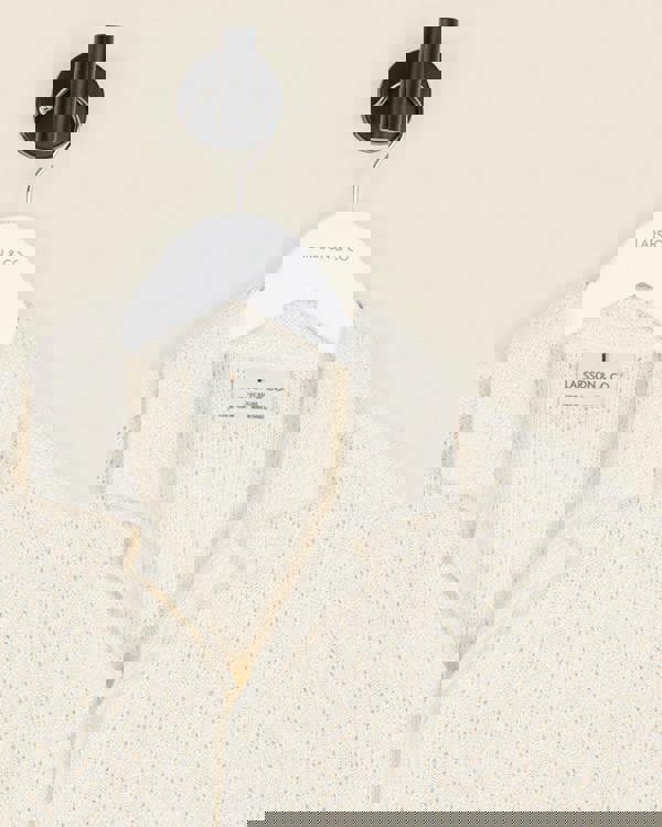 Larsson & Co Tait - Diamond Crochet Short Sleeve Shirt